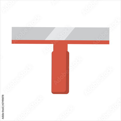 Putty knife. Spatula repair tool. Spackling or paint instruments. Support service vector illustration isolated on white.