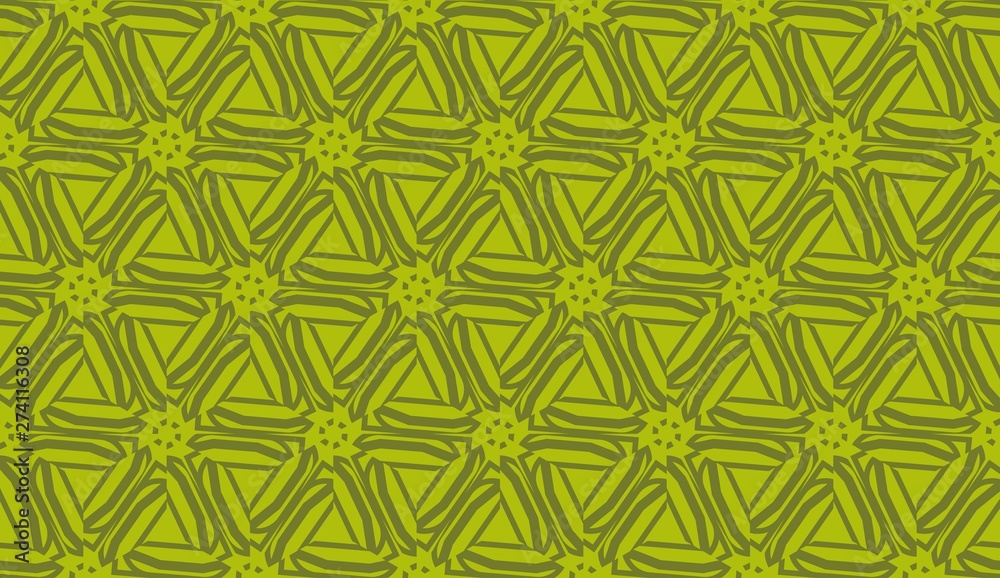 Pattern with abstract illusion triangles. Vector Seamless illustration. For your business, presentation, fashion print.