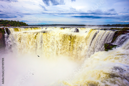 The grandiose exotic waterfalls