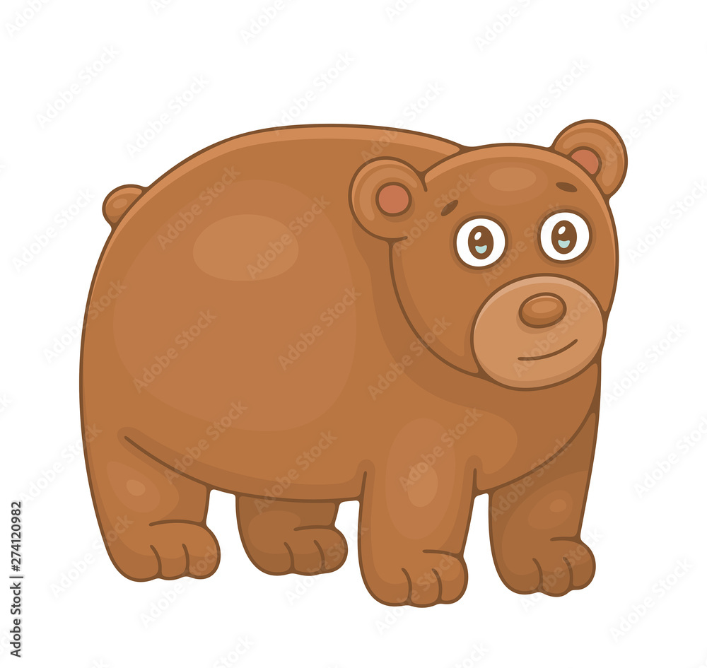 Brown Bear. isolated on white background Brown Bear. isolated on white background