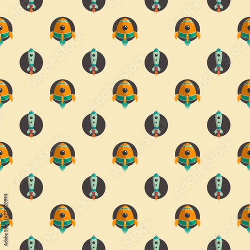 Abstract pattern. seamless. Vintage. old style