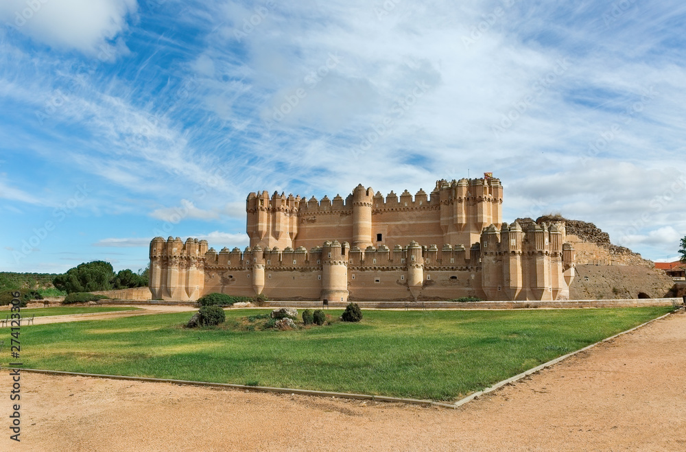 castle coca in spain