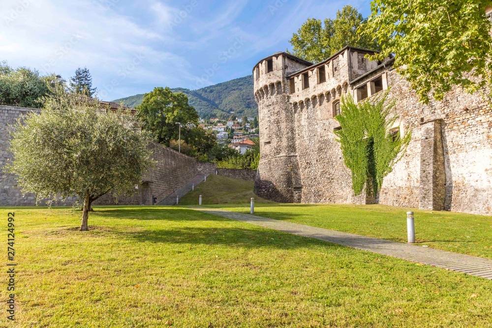 Visconteo castle in Locarno, Switzerland