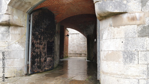 Large castle interior door entrance
