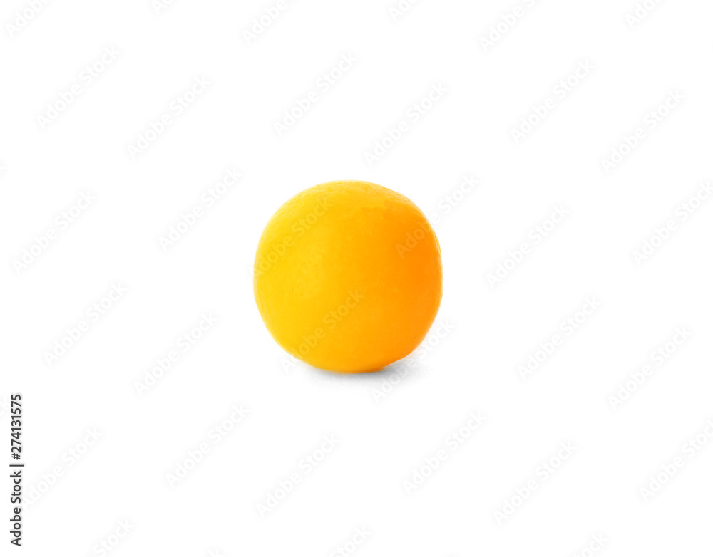 Color pill isolated on white. Medical treatment Color pill isolated on white. Medical treatment