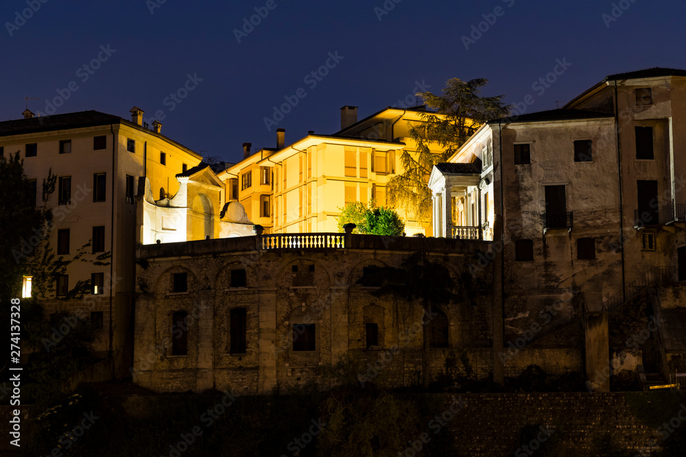 The town of Bassano del Grappa in Italy