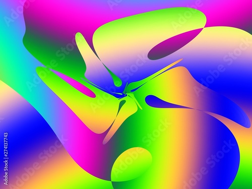 Background image. Portrait of birational transformation of projective plane