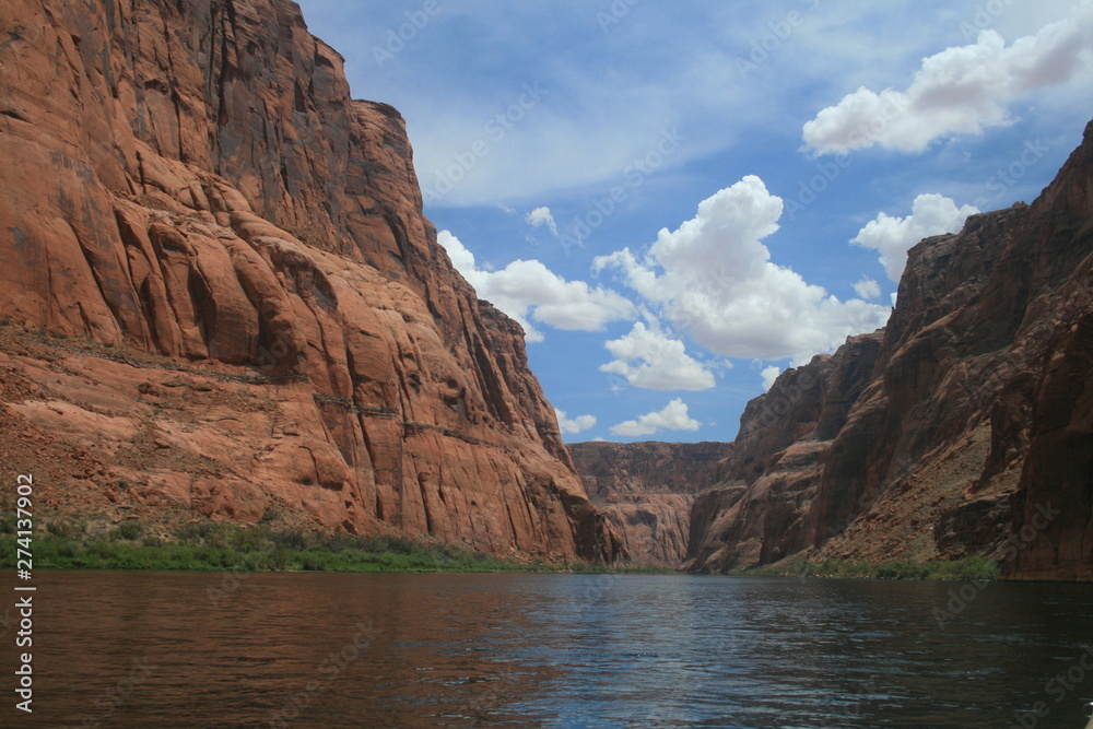 colorado river in canyon