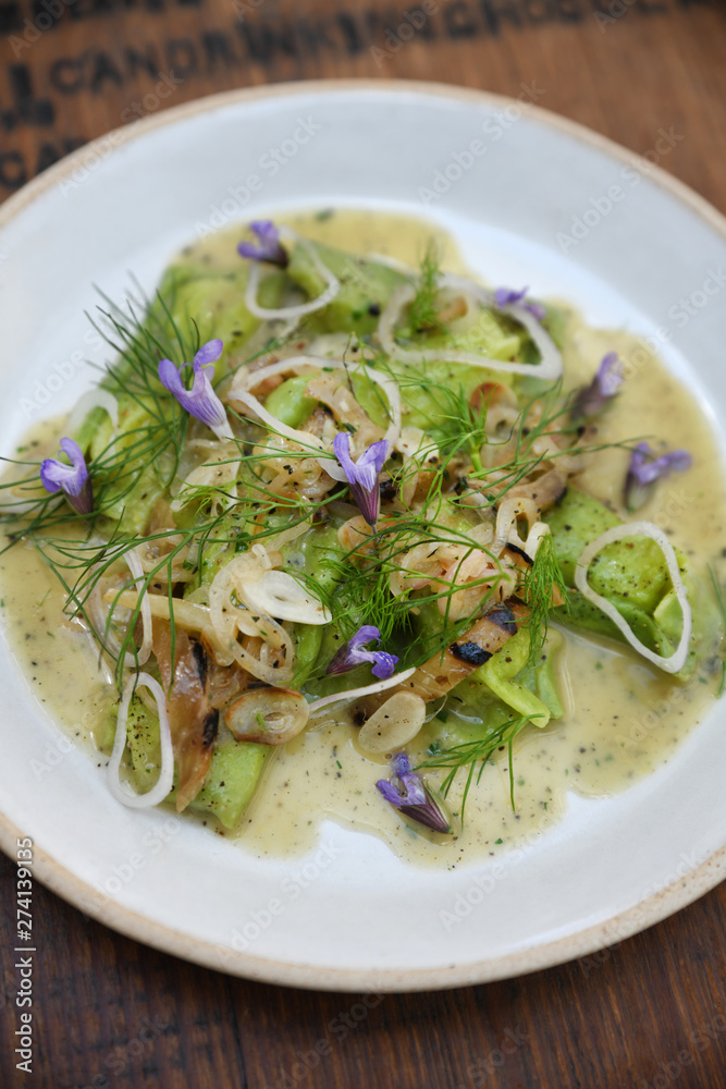 Agnolotti pasta with fennel Agnolotti pasta with fennel