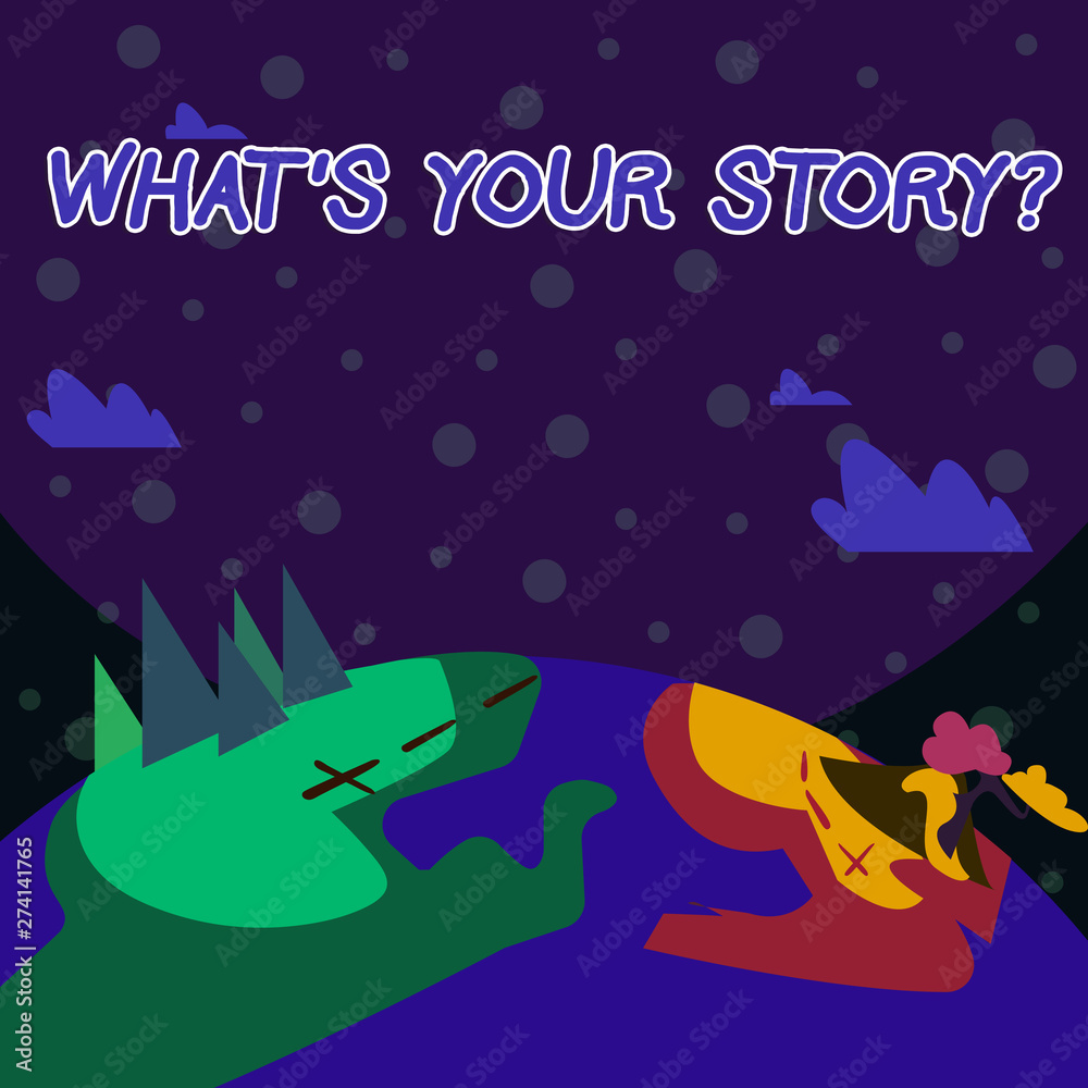 Handwriting text writing What S Your Story Question. Conceptual photo asking demonstrating about his past life actions events Mountain View with Marked Hiking Trail and Trekking Tracks for Outdoor Ads Handwriting text writing What S Your Story Question. Conceptual photo asking demonstrating about his past life actions events Mountain View with Marked Hiking Trail and Trekking Tracks for Outdoor Ads