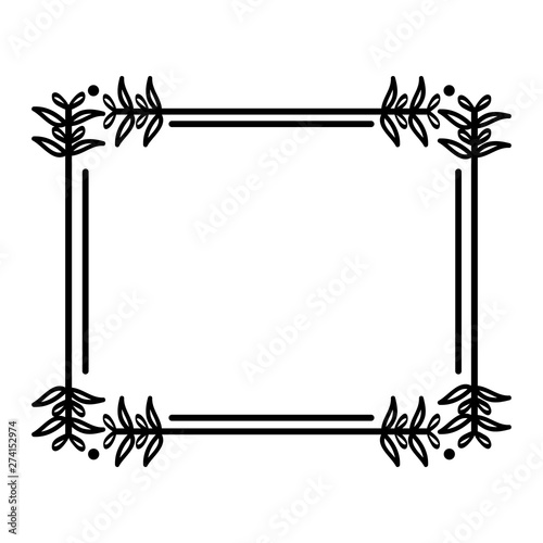 square frame decorative boho style