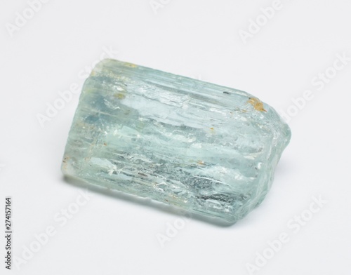 Aquamarine raw gemstone