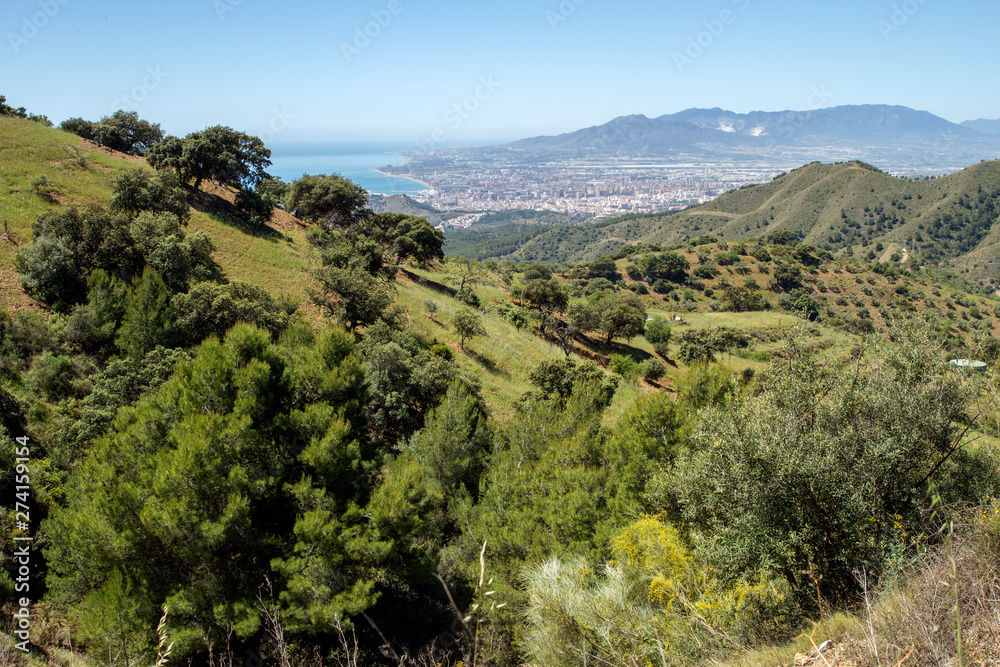 Hiking Mountains in Malaga Spain