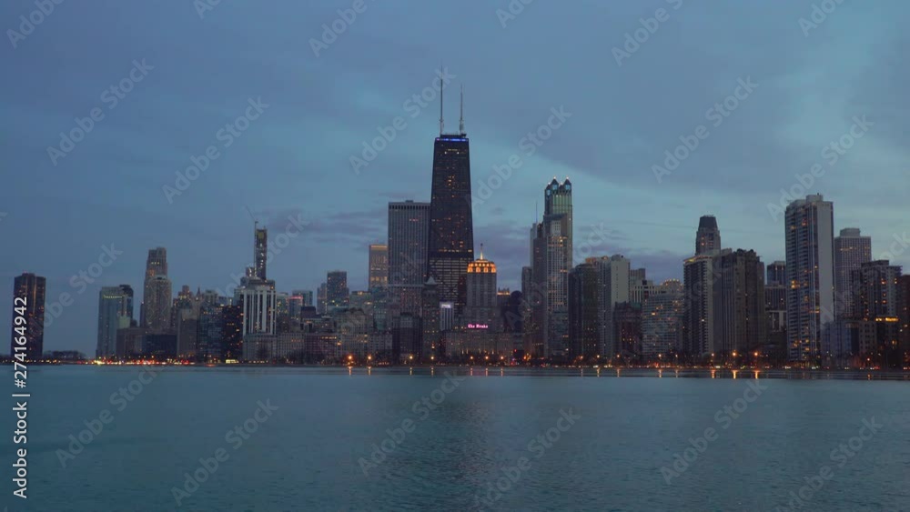 Panoramic view of the Chicago skyline from the northern side of the downtown Panoramic view of the Chicago skyline from the northern side of the downtown