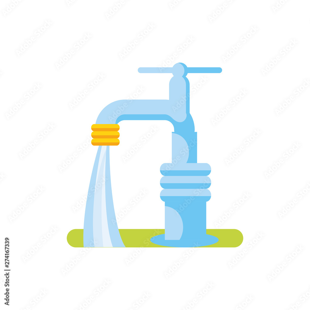 Isolated cleaning bucket with foam design Isolated cleaning bucket with foam design