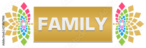 Family Floral Left Right Banner 