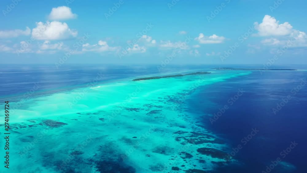 thailand aerial shot of cleand turquise water blending together with blue crysal clean water near tropics thailand aerial shot of cleand turquise water blending together with blue crysal clean water near tropics