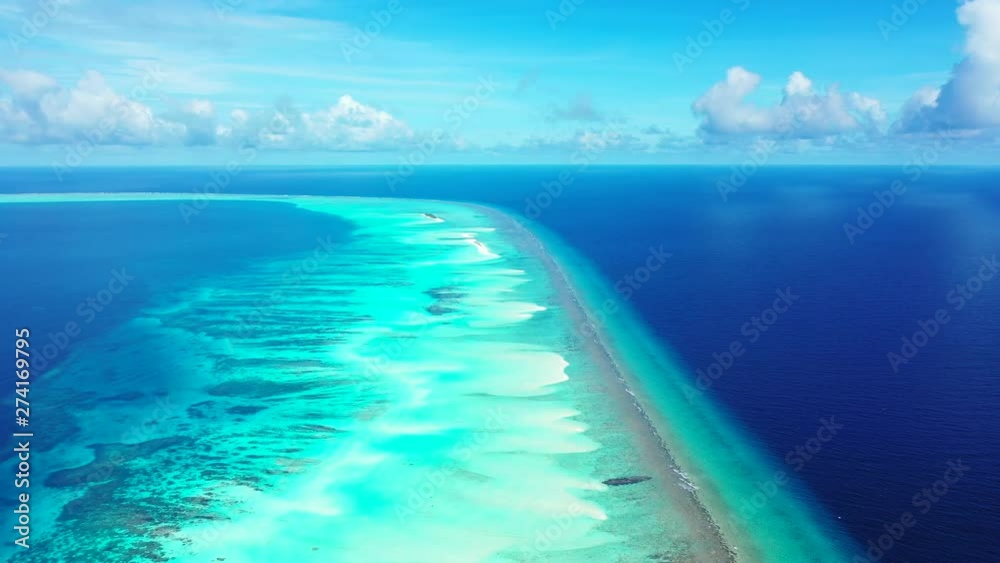 caribbean aerial shot of tropics ocean clean water blending together caribbean aerial shot of tropics ocean clean water blending together