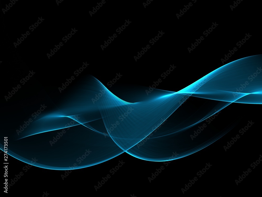 Abstract blue flow wave background Abstract blue flow wave background