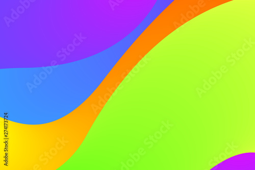 Abstract colorful wave background, copy space composition, sweet concept.