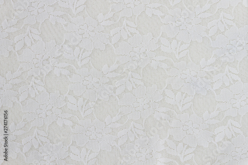 White Flower Lace Pattern Background