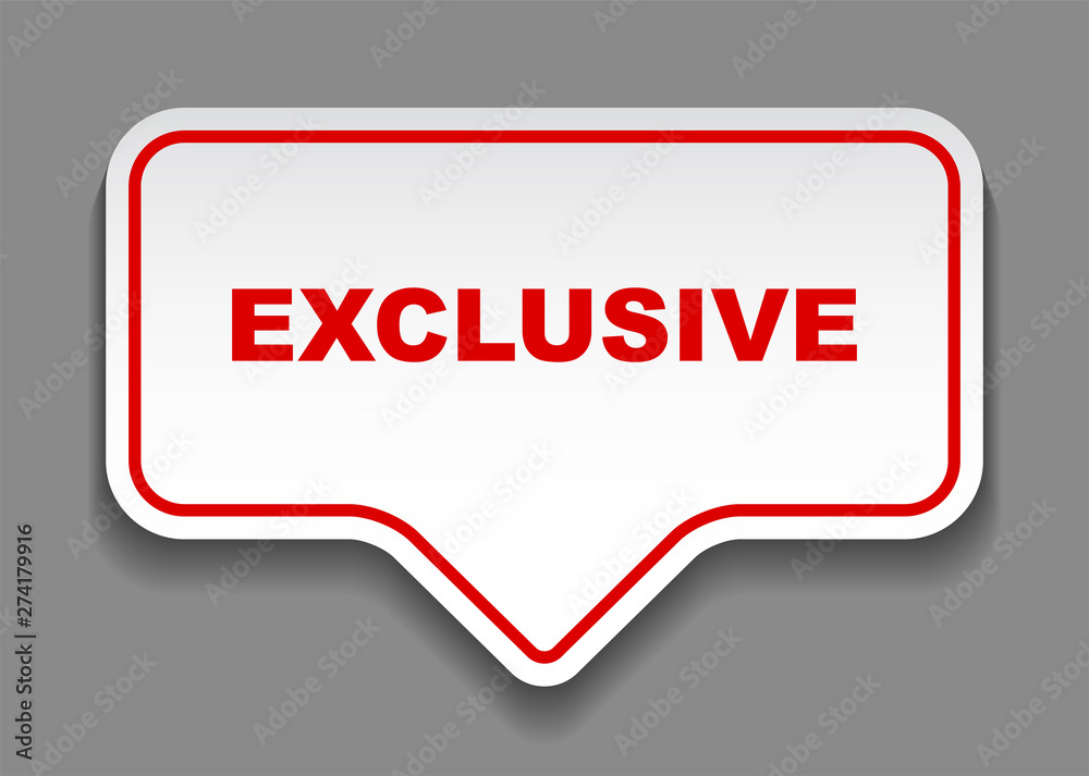 red vector banner exclusive red vector banner exclusive