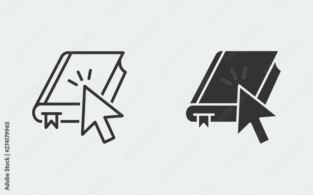 Online education vector icon for graphic and web design. Online education vector icon for graphic and web design.