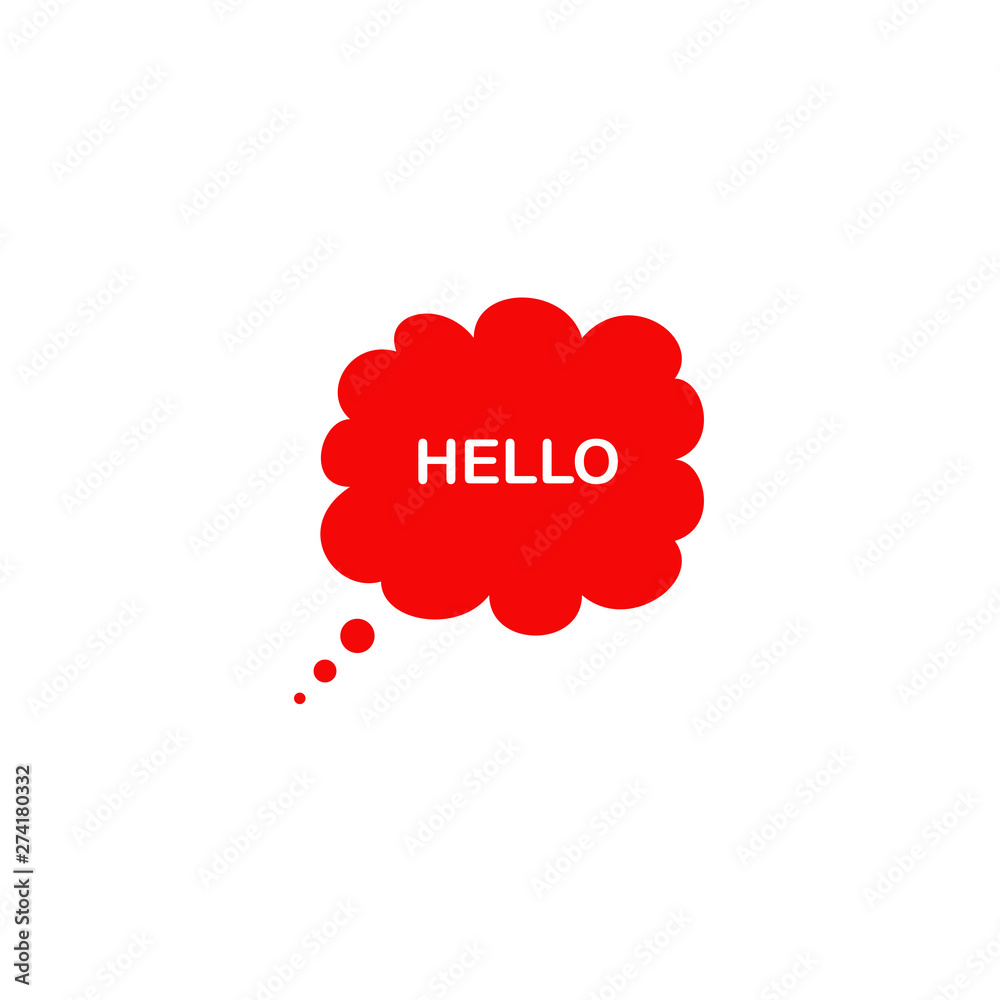 Bubble chat logo design inspiration vector template