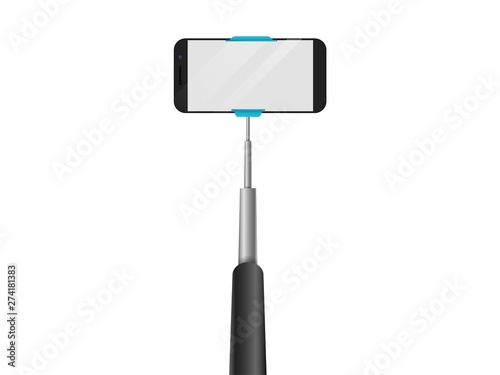 Stick for selfie. 