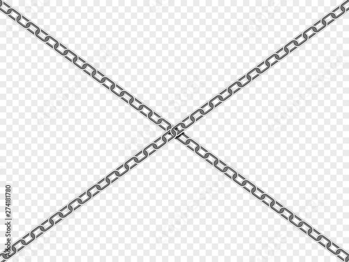 Cross chain background . 