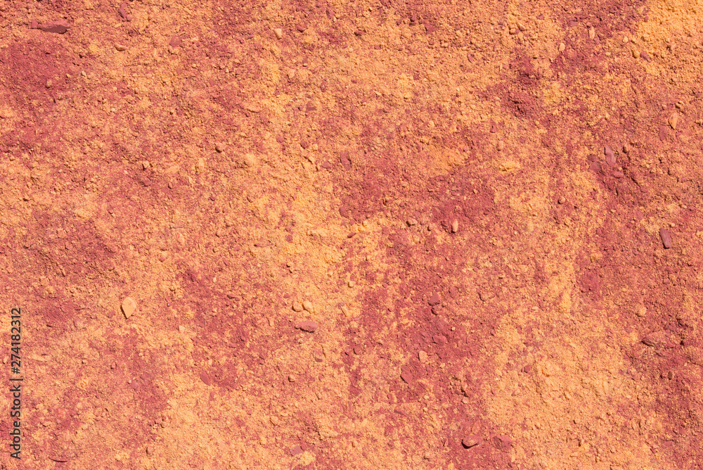 orange powder pigment art texture background