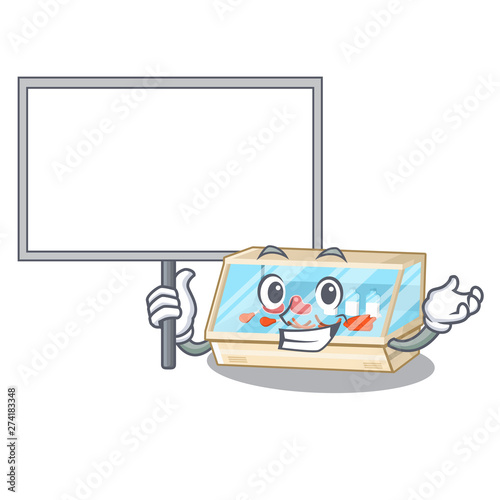 Bring board trade counter in the mascot shape