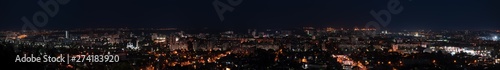Night panorama of Saratov city © welcomeinside