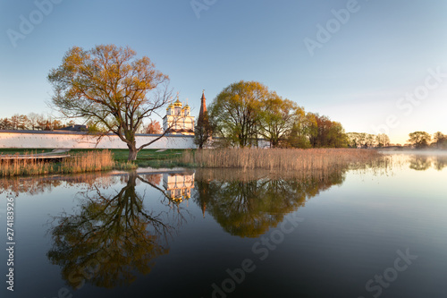 monastery at sunrise