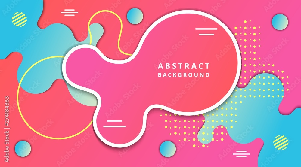 Abstract Liquid Fluid Gradient Dynamic Background Template