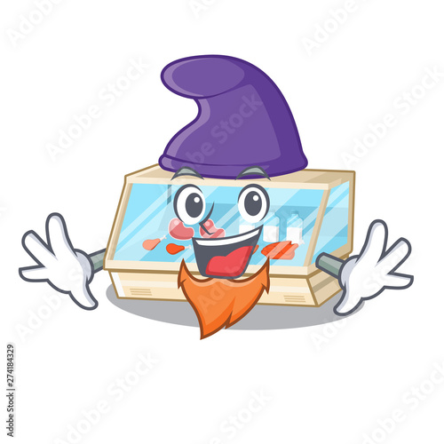 Elf trade counter in the mascot shape