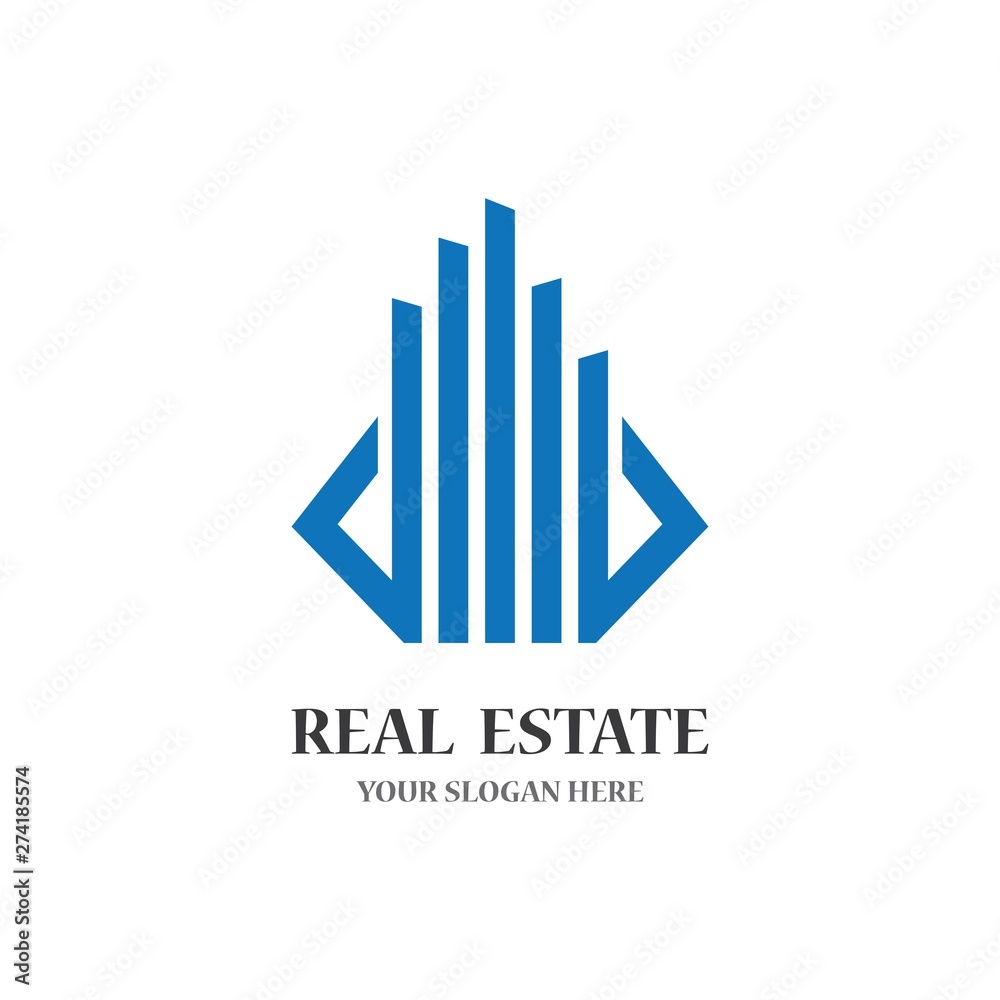 Real estate logo icon illustration Real estate logo icon illustration
