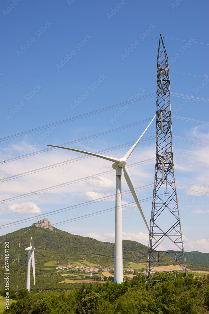 Obraz premium Wind energy concept