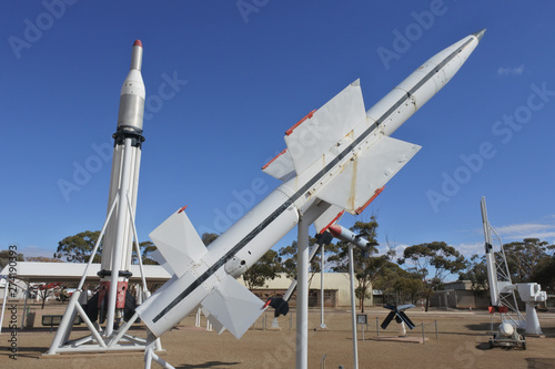 Woomera Missile Park in Woomera South Australia photo