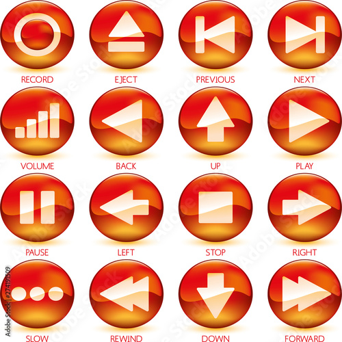 Vector illustration. Icons ...