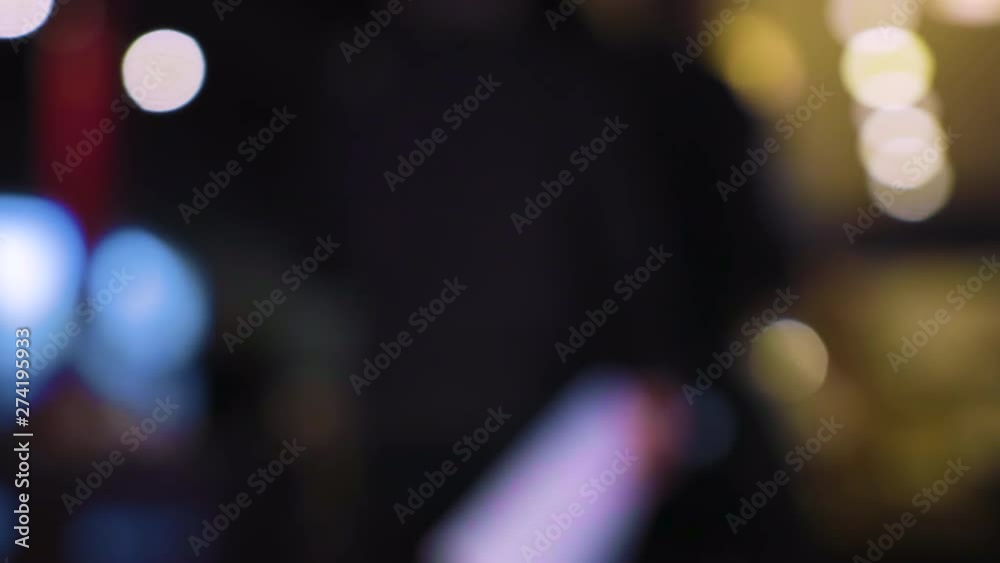 A defocused shot of a restaurant from a table's perspective. A defocused shot of a restaurant from a table's perspective.