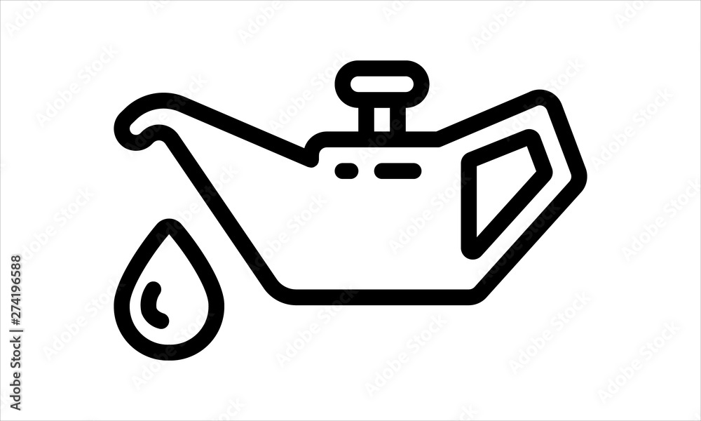 Engine oil icon for automotive services Engine oil icon for automotive services