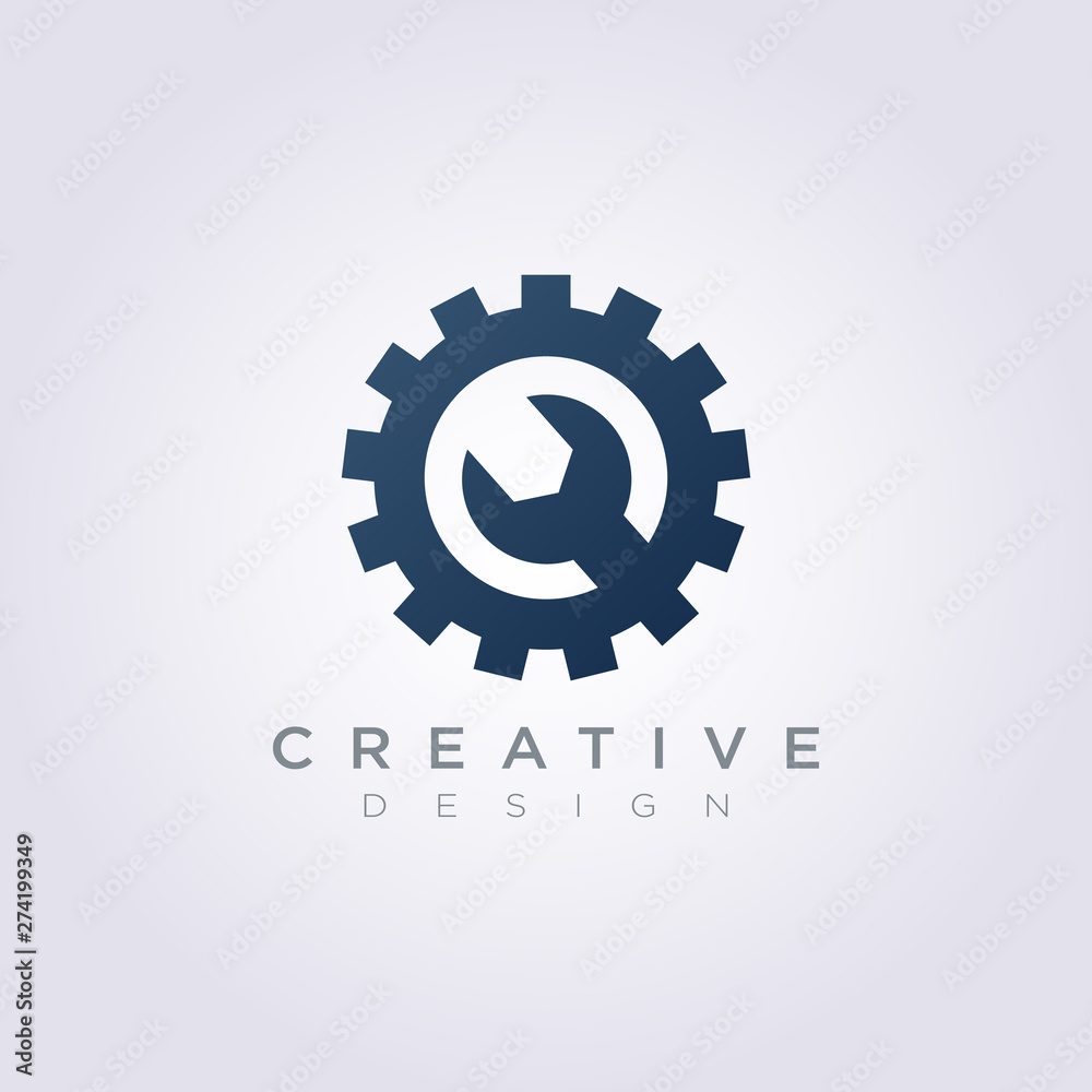 Gear Circle Mechanic Vector Illustration Design Clipart Symbol Logo Template Gear Circle Mechanic Vector Illustration Design Clipart Symbol Logo Template