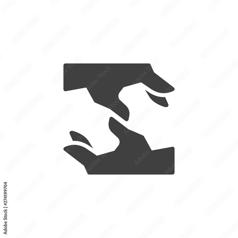 Commitment hands vector icon. filled flat sign for mobile concept and web design. Handshake, agreement glyph icon. Symbol, logo illustration. Vector graphics Commitment hands vector icon. filled flat sign for mobile concept and web design. Handshake, agreement glyph icon. Symbol, logo illustration. Vector graphics