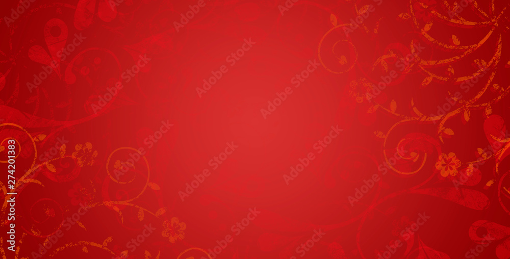 red abstract christmas ans st. Valentine's greetings background. Space