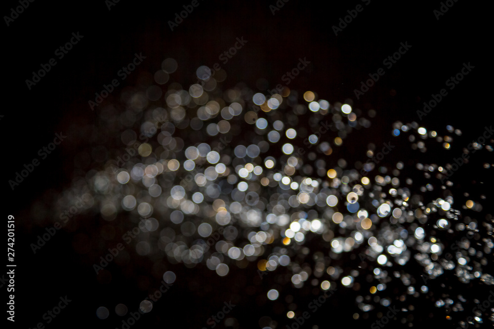 Colorful Bokeh on black Colorful Bokeh on black