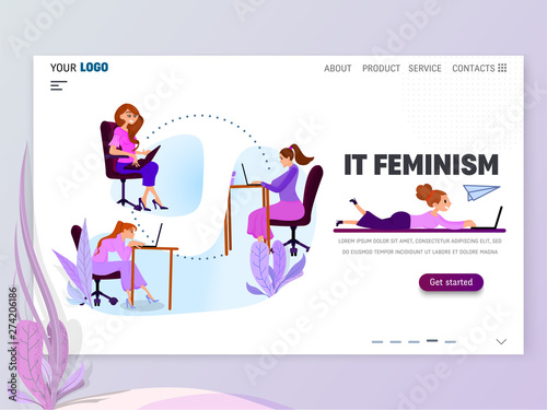 IT Programmers and Designers Division - Landing Page Template