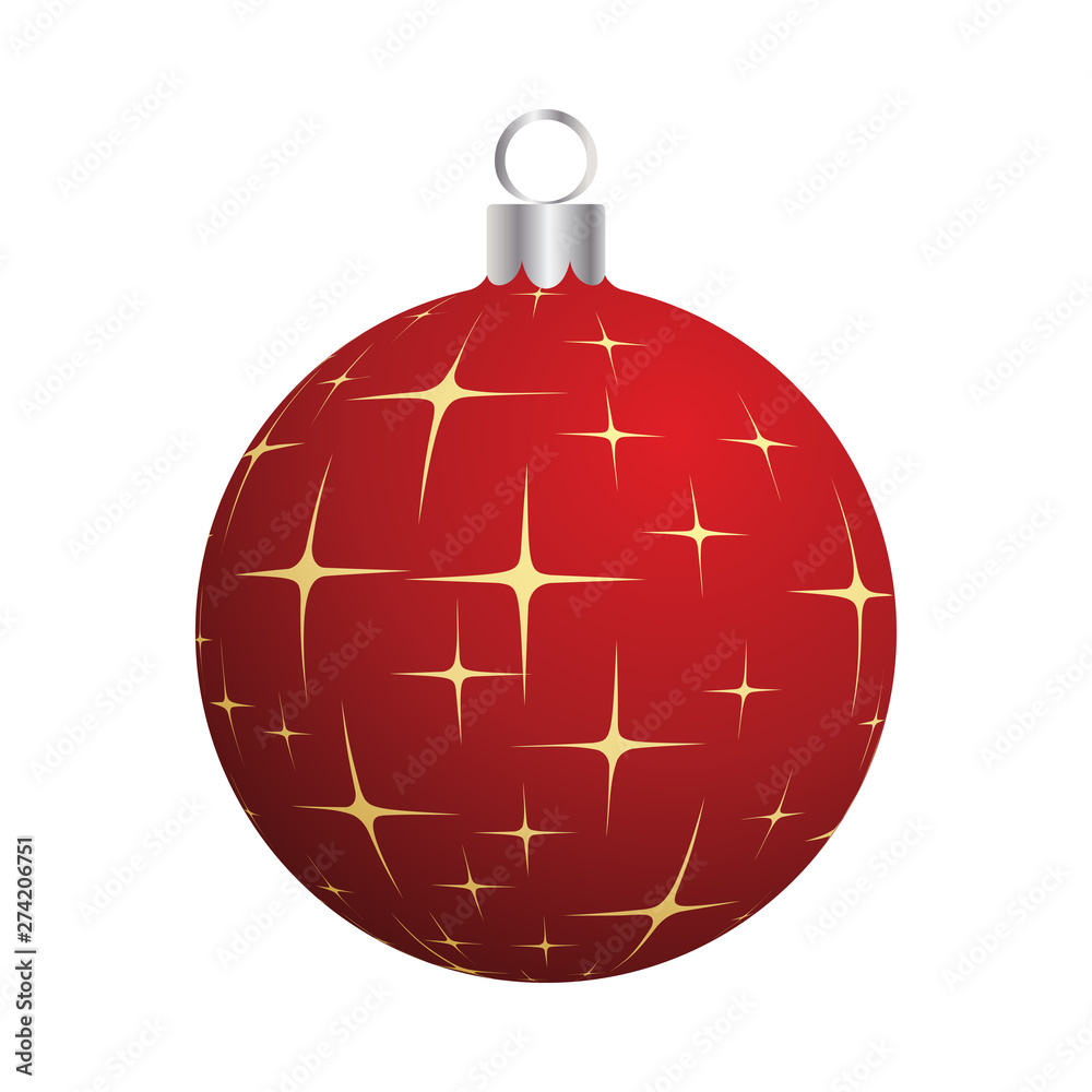 Fototapeta premium Christmas (New Year) Ball