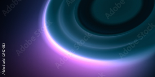 Neon radial shape smooth background. Liquid radial surface texture. Alien spaceship. Subwoofer surface.