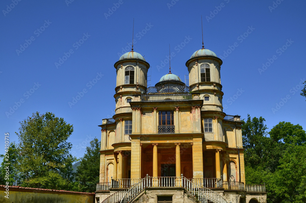 The Bizzarria. Building in an eclectic style The Bizzarria. Building in an eclectic style